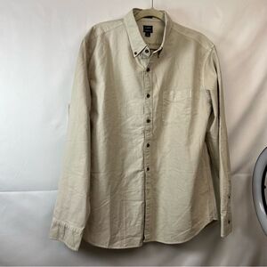 J. Crew Factory AP623 Garment-dyed Oxford Shirt For Men NWOT size xl - Flaw